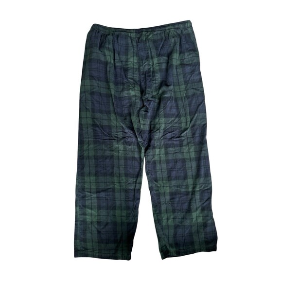 Polo Ralph Lauren Lounge Plaid Green Sleep Pajama Cotton Flannel Pants Sz XL - Picture 5 of 5